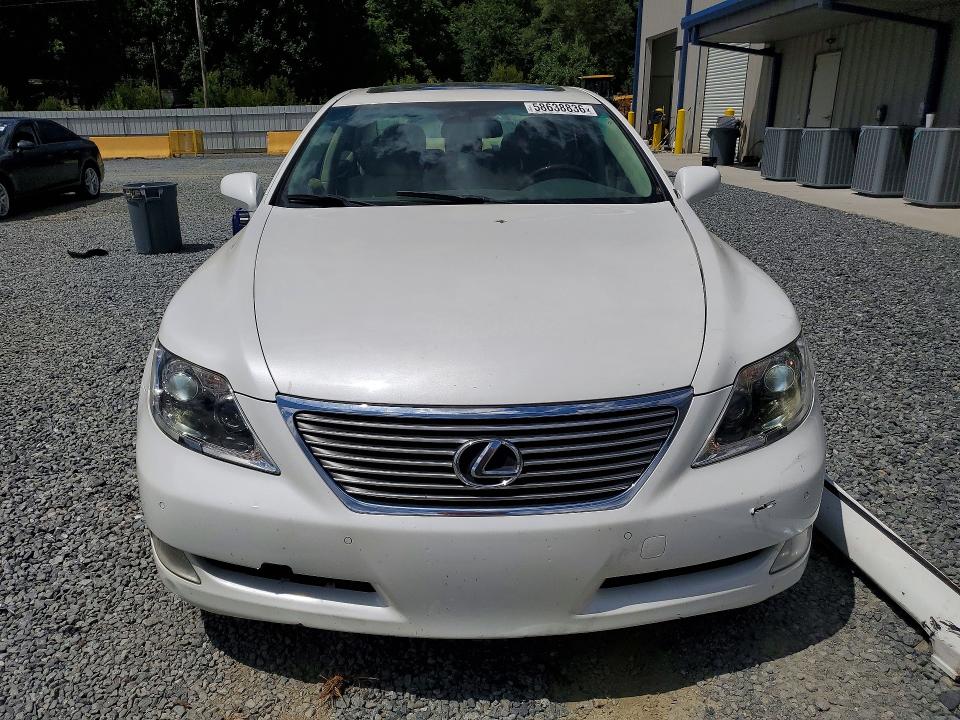 2009 Lexus Ls VIN JTHBL46F195091278 COPART salvage auction — SIDE, Nc - Salvage Certificate Of Title, sold $975 on 2026-07-23 (photo 5)