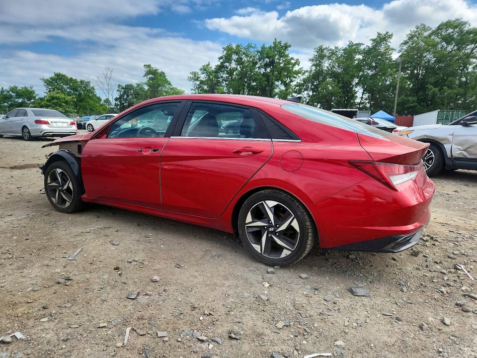 2021 Hyundai VIN 5NPLP4AG1MH037059 COPART salvage auction — FRONT END, Md - Cert Of Salvage > 75% Damage, sold $3,750 on 2026-07-07 (photo 2)