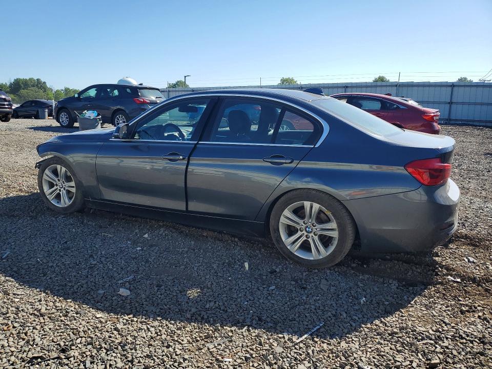 2017 BMW 3er VIN WBA8D9C55HA003725 COPART salvage auction — FRONT END, Nj - Cert Of Title-Salvage, sold $2,900 on 2026-07-17 (photo 2)