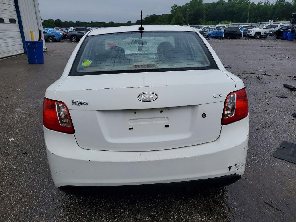 2011 Kia Rio VIN KNADH4A31B6873022 COPART salvage auction — FRONT END, AL - CERT OF TITLE-SALVAGE TITLE, sold $200 on 2026-07-30 (photo 6)