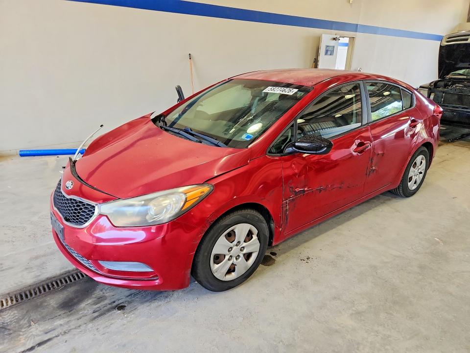 2015 Kia Forte VIN KNAFX4A6XF5313193 COPART salvage auction — FRONT END, Va - Certificate Of Title, sold $400 on 2026-07-17 (photo 1)