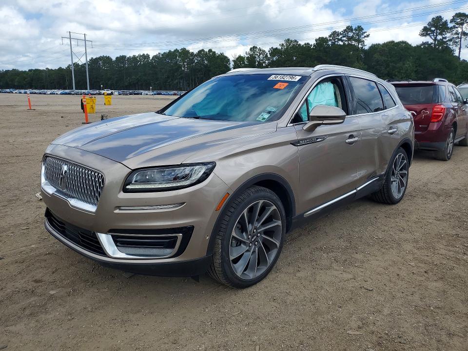 2019 Lincoln Nautilus VIN 2LMPJ6LP9KBL30437 COPART salvage auction — SIDE, La - Cert Of Title-Salvage, sold $3,400 on 2026-07-02 (photo 1)