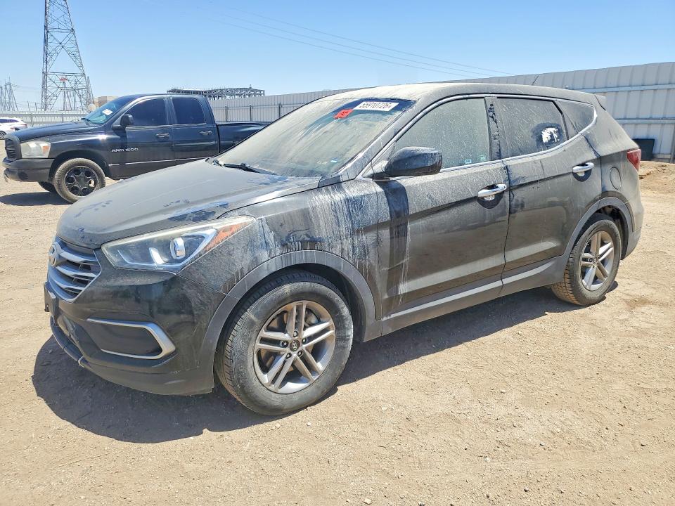 2018 Hyundai Santa fe VIN 5XYZT3LB8JG568733 COPART salvage auction — INTERIOR BURN, Ca - Dis/Dlr/Exp Only Clean Title, sold $1,500 on 2026-07-20 (photo 1)