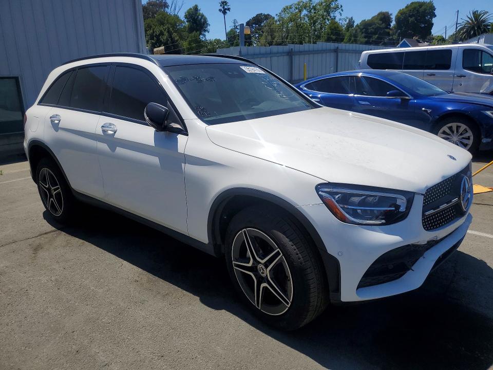 2022 Mercedes-benz Glc class VIN W1N0G8EB8NV351018 COPART salvage auction — FRONT END, Ca - Salvage Certificate, sold $12,900 on 2026-07-31 (photo 4)