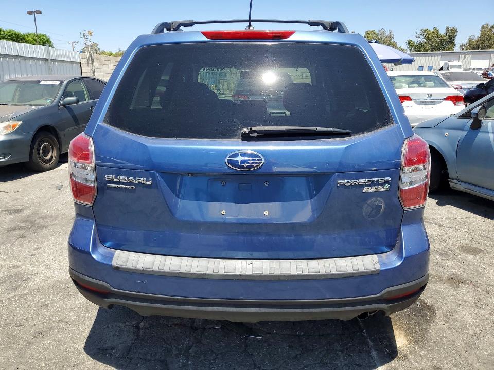 2015 Subaru Forester VIN JF2SJADC9FH577265 COPART salvage auction — FRONT END, Ca - Salvage Certificate, sold $850 on 2026-07-09 (photo 6)