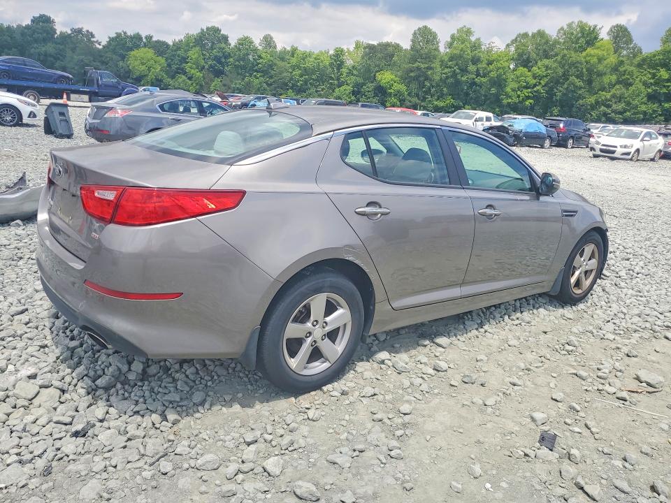 2015 Kia Optima VIN 5XXGM4A79FG351731 COPART salvage auction — FRONT END, Nc - Salvage Certificate Of Title, sold $550 on 2026-07-29 (photo 3)