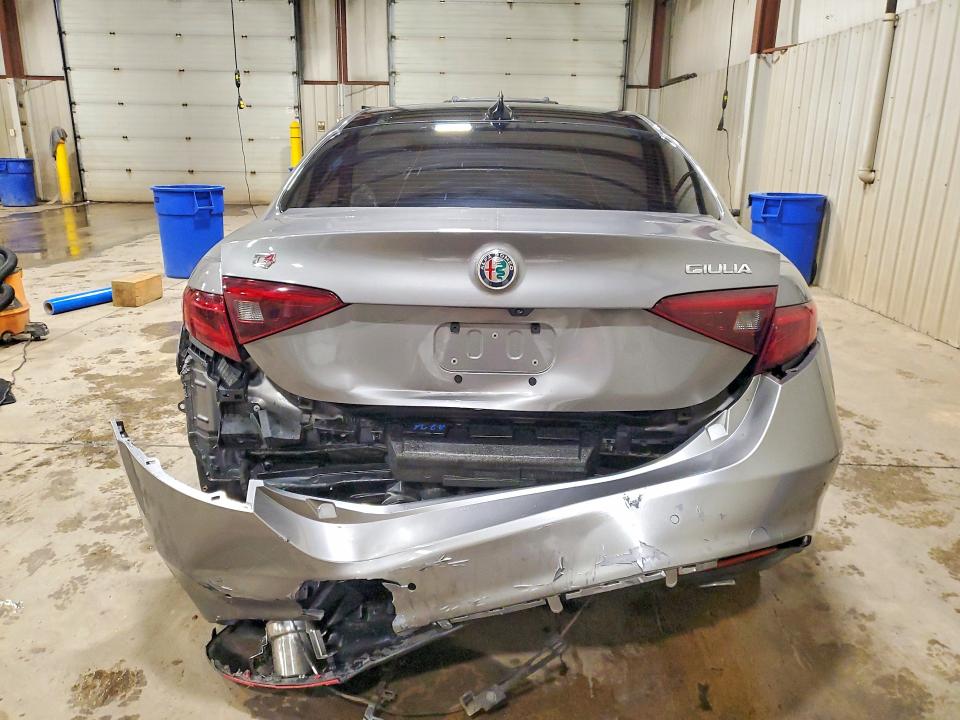 2019 Alfa romeo Giulia VIN ZARFANAN8K7609562 COPART salvage auction — REAR END, Pa - Certificate Of Salvage, sold $7,500 on 2026-07-14 (photo 6)