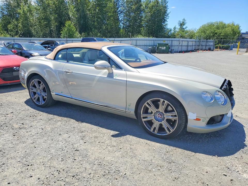 2014 Bentley Continental VIN SCBGT3ZA0EC093646 COPART salvage auction — FRONT END, Wa - Bill Of Sale, sold $29,500 on 2026-07-27 (photo 4)