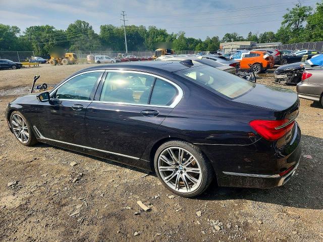 2017 BMW 7er VIN WBA7F2C54HG422224 COPART salvage auction — SIDE, Md - Cert Of Salvage > 75% Damage, sold $10,100 on 2026-07-31 (photo 2)