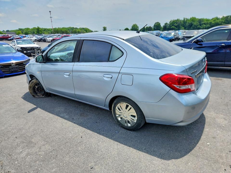2017 Mitsubishi Mirage VIN ML32F3FJ3HHF15330 COPART salvage auction — ROLLOVER, Nj - Cert Of Title-Salvage, sold $400 on 2026-07-14 (photo 2)