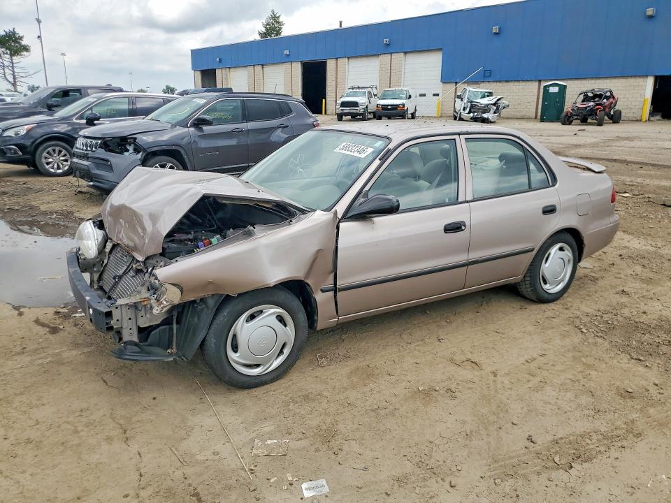 1999 Toyota Corolla VIN 2T1BR12E4XC110384 COPART salvage auction — FRONT END, MI - DEALER ONLY CLEAN TITLE, sold $300 on 2026-07-02 (photo 1)