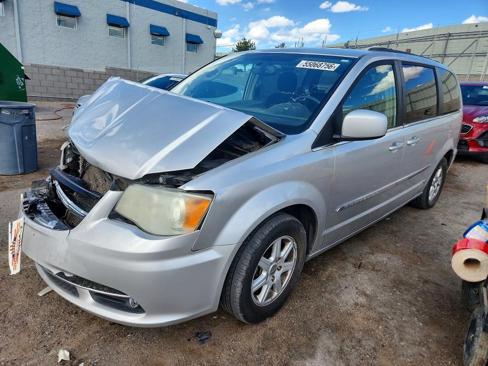 2011 Chrysler Town & country VIN 2A4RR5DG5BR708510 COPART salvage auction — FRONT END, NM - CERT OF TITLE-SALVAGE (P), sold $550 on 2026-07-09 (photo 1)