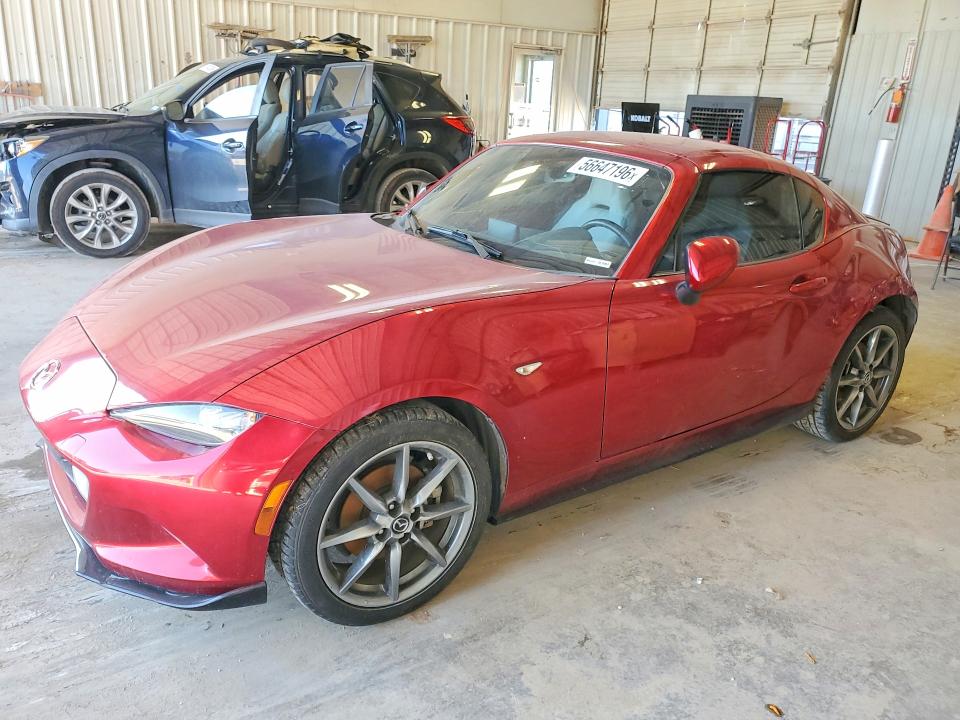 2021 Mazda Mx-5 VIN JM1NDAM74M0454233 COPART salvage auction — WATER/FLOOD, Tx - Salvage Title-Flood Damage, sold $1,100 on 2026-07-24 (photo 1)