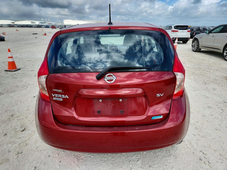2016 Nissan Versa VIN 3N1CE2CP5GL376356 COPART salvage auction — FRONT END, Tx - Salvage Vehicle Title, sold $1,450 on 2026-07-09 (photo 6)