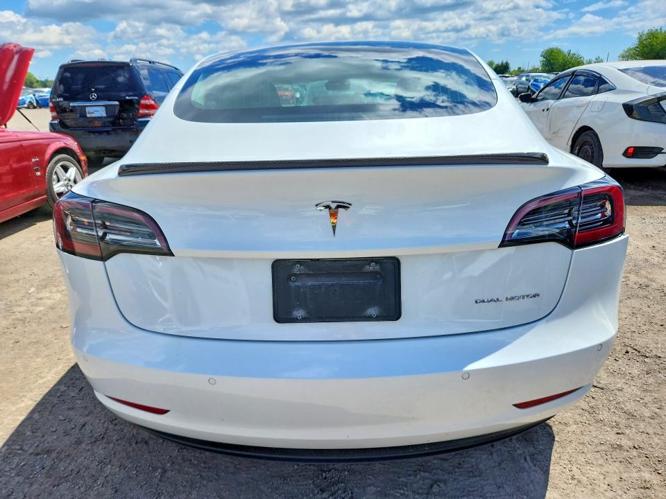 2020 Tesla Model 3 VIN 5YJ3E1EB4LF643200 COPART salvage auction — SIDE, On - Permit No Brand - Unfit, sold $9,200 on 2026-07-02 (photo 6)