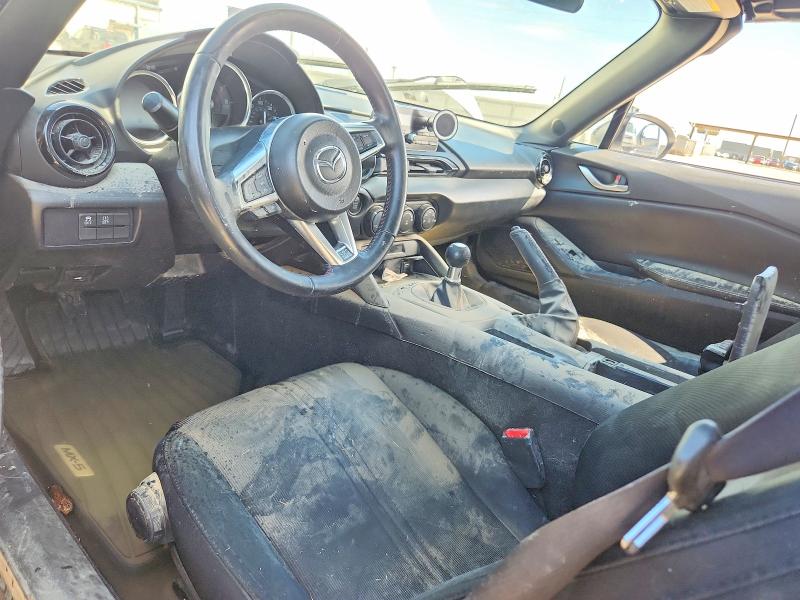 2016 Mazda Mx-5 VIN JM1NDAB7XG0117489 COPART salvage auction — WATER/FLOOD, Tx - Salvage Title-Flood Damage, sold $3,150 on 2026-07-29 (photo 8)
