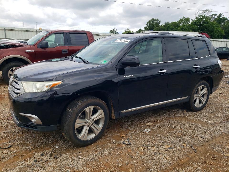 2013 Toyota Highlander VIN 5TDYK3EH5DS107111 COPART salvage auction — REAR END, Va - Cert Of Title - Salvage, sold $2,250 on 2026-07-24 (photo 1)