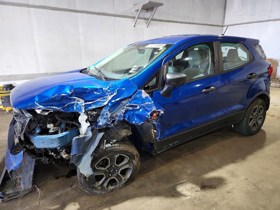 2020 Ford Ecosport VIN MAJ3S2FE9LC320514 COPART salvage auction — FRONT END, Mi - Certificate Of Title, sold $250 on 2026-07-24 (photo 1)