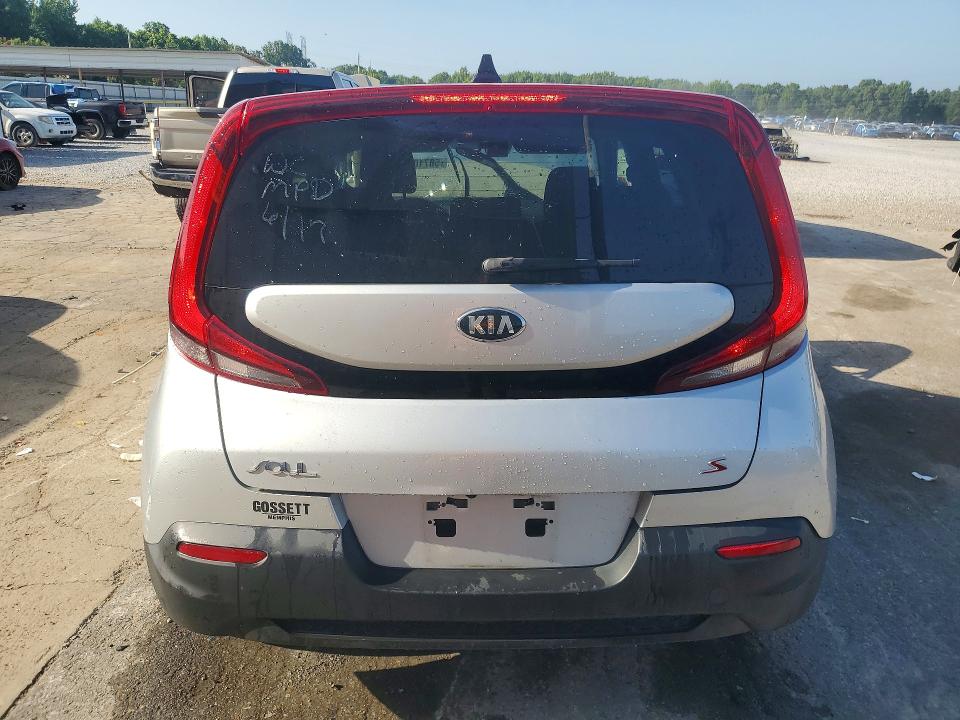2020 Kia Soul VIN KNDJ23AU4L7735304 COPART salvage auction — FRONT END, Tn - Salvage Certificate, sold $400 on 2026-07-30 (photo 6)