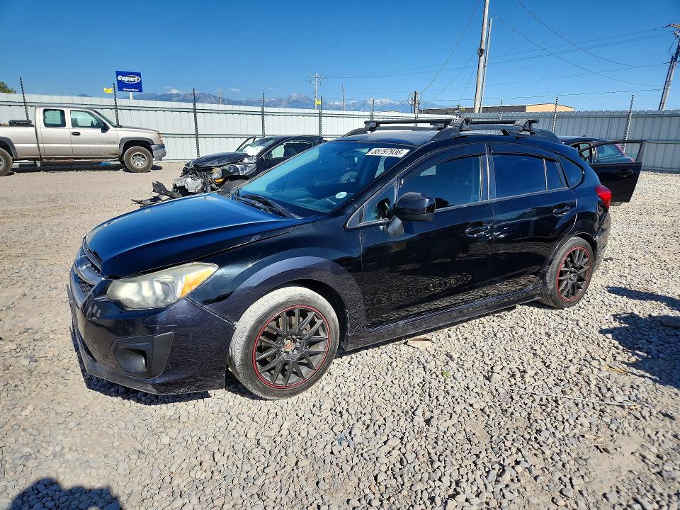 2012 Subaru Impreza VIN JF1GPAL69CH220653 COPART salvage auction — REAR END, Ut - Salvage Certificate, sold $625 on 2026-07-24 (photo 1)