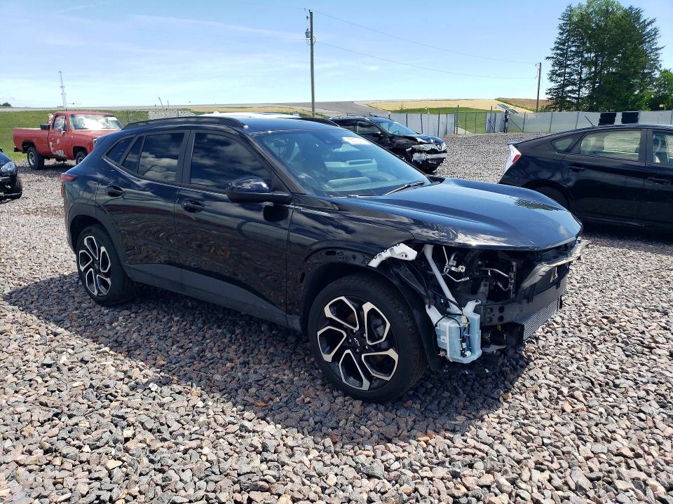 2025 Chevrolet VIN KL77LJEP8SC343364 COPART salvage auction — FRONT END, In - Cert Of Title-Salvage Title, sold $90 on 2026-07-21 (photo 4)