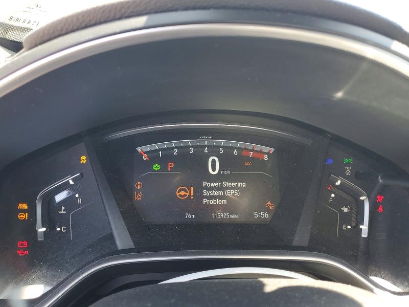 2018 Honda Cr-v VIN 7FARW1H80JE029821 COPART salvage auction — FRONT END, Ca - Salvage Certificate, sold $3,600 on 2026-07-17 (photo 9)