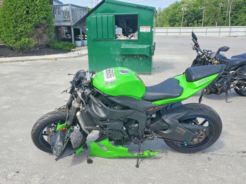 2012 Kawasaki Zx600 VIN JKAZX4R12CA034049 COPART salvage auction — FRONT END, Ma - Cert Of Title-Reconstrctd Coll, sold $750 on 2026-07-09 (photo 3)