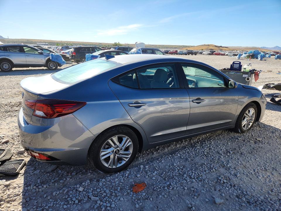 2019 Hyundai Elantra VIN KMHD84LF7KU869705 COPART salvage auction — FRONT END, Ut - Salvage Certificate, sold $3,900 on 2026-07-28 (photo 3)