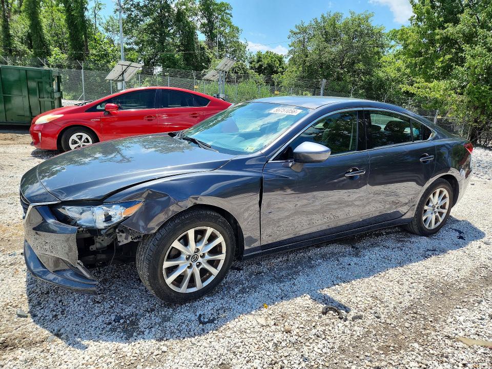 2015 Mazda 6 VIN JM1GJ1U53F1212708 COPART salvage auction — SIDE, Md - Cert Of Salvage > 75% Damage, sold $725 on 2026-07-09 (photo 1)