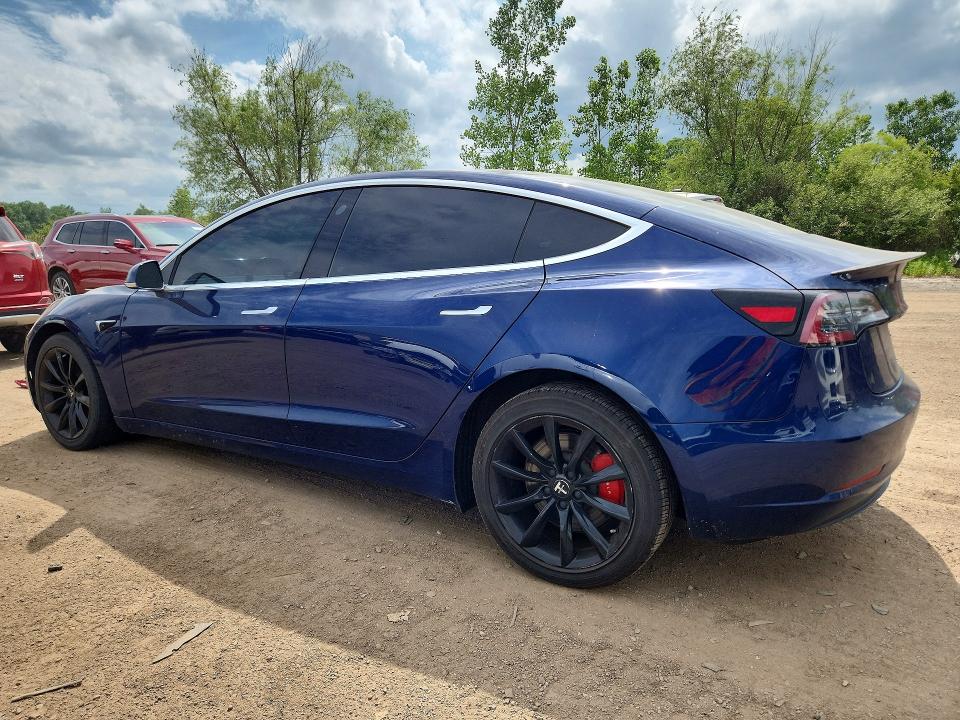 2018 Tesla Model 3 VIN 5YJ3E1EB8JF074199 COPART salvage auction — HAIL, Oh - Cert Of Title-Salvage, sold $7,100 on 2026-07-02 (photo 2)