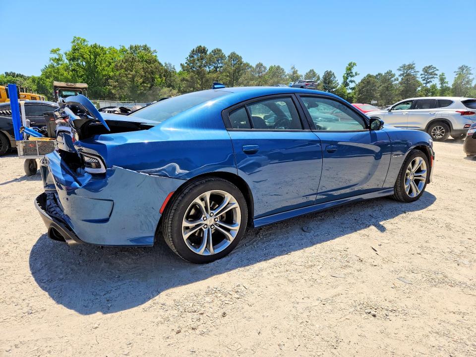 2021 Dodge Charger VIN 2C3CDXCT7MH565058 COPART salvage auction — REAR END, Va - Cert Of Title - Salvage, sold $5,800 on 2026-08-10 (photo 3)