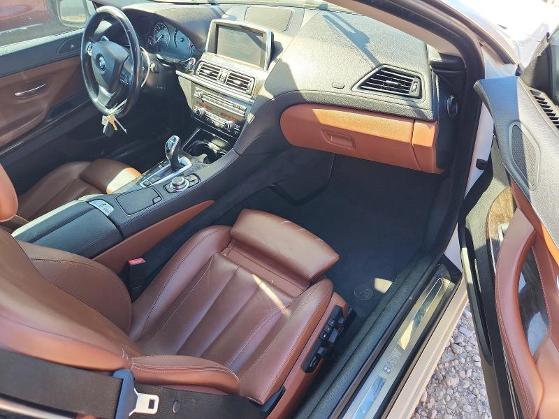 2013 BMW 6er VIN WBAYM1C5XDDZ02431 COPART salvage auction — FRONT END, Ut - Salvage Certificate, sold $3,850 on 2026-07-10 (photo 8)