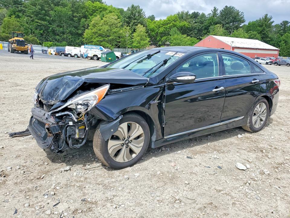 2015 Hyundai Sonata VIN KMHEC4A45FA119263 COPART salvage auction — FRONT END, Ma - Cert Of Title-Reconstrctd Coll, sold $325 on 2026-07-14 (photo 1)