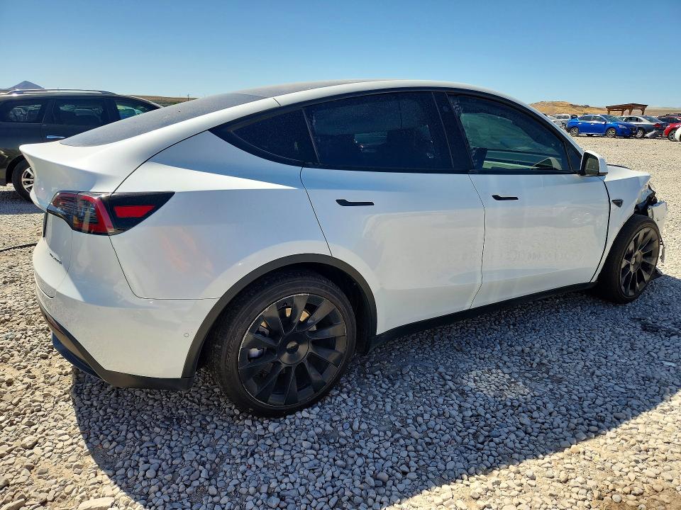 2021 Tesla Model y VIN 5YJYGDEE2MF278769 COPART salvage auction — FRONT END, Ut - Salvage Certificate, sold $9,200 on 2026-07-24 (photo 3)