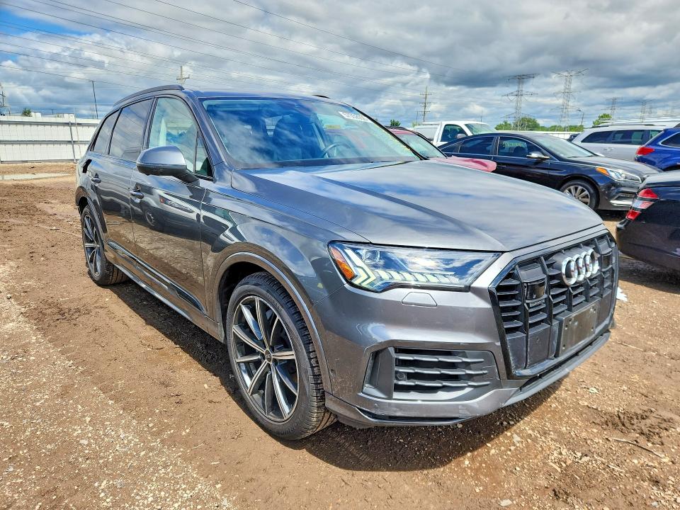 2021 Audi Q7 VIN WA1VXAF79MD020381 COPART salvage auction — REAR END, Il - Salvage Certificate, sold $25,500 on 2026-09-03 (photo 4)