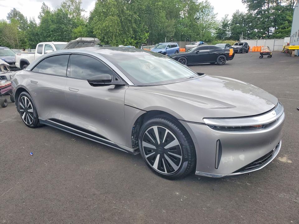 2022 Lucid Air VIN 50EA1GBA4NA005361 COPART salvage auction — REAR END, Id - Salvage Certificate Of Title (P), sold $11,200 on 2026-07-08 (photo 4)