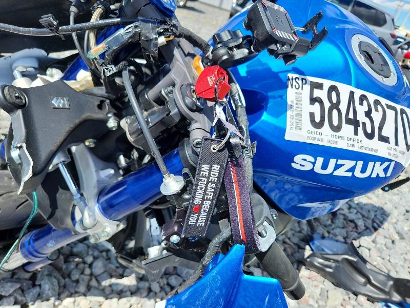 2025 Suzuki VIN JS1DM11M9S7100082 COPART salvage auction — FRONT END, Wi - Cert Of Title-Salvage Vehicle, sold $2,900 on 2026-07-23 (photo 8)