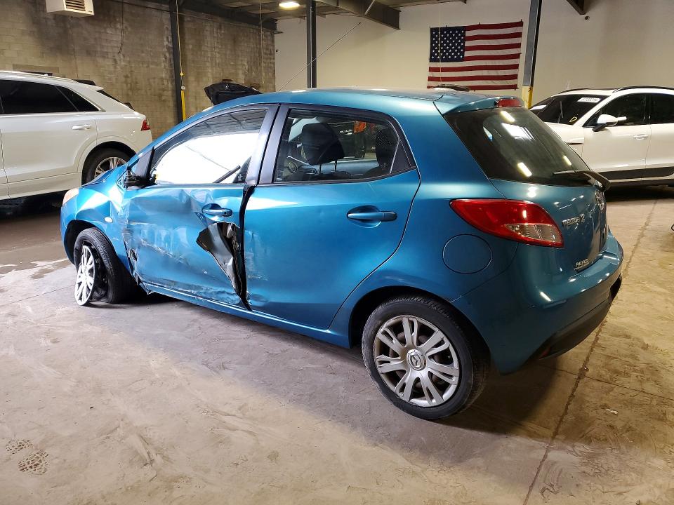 2012 Mazda 2 VIN JM1DE1KZ4C0140948 COPART salvage auction — FRONT END, Pa - Certificate Of Salvage, sold $925 on 2026-07-08 (photo 2)
