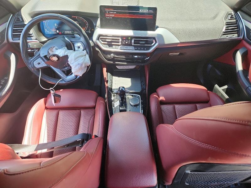 2022 BMW X4 VIN 5UX33DT00N9K67342 COPART salvage auction — FRONT END, Ca - Salvage Certificate, sold $9,300 on 2026-07-10 (photo 8)