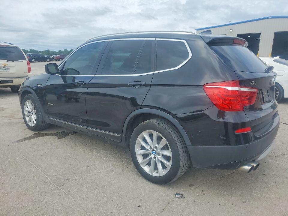 2013 BMW X3 VIN 5UXWX9C57D0A19167 COPART salvage auction — FRONT END, Ok - Certificate Of Title, sold $525 on 2026-07-09 (photo 2)