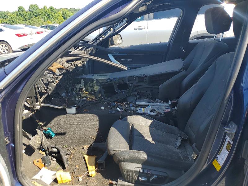 2017 BMW 3 series VIN WBA8B9G53HNU49915 COPART salvage auction — INTERIOR BURN, Ga - Cert Of Title-Salvage, sold $675 on 2026-07-13 (photo 7)
