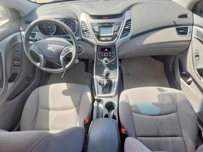 2014 Hyundai Elantra VIN KMHDH4AE1EU113947 COPART salvage auction — FRONT END, Tx - Salvage Vehicle Title, sold $2,500 on 2026-07-16 (photo 8)