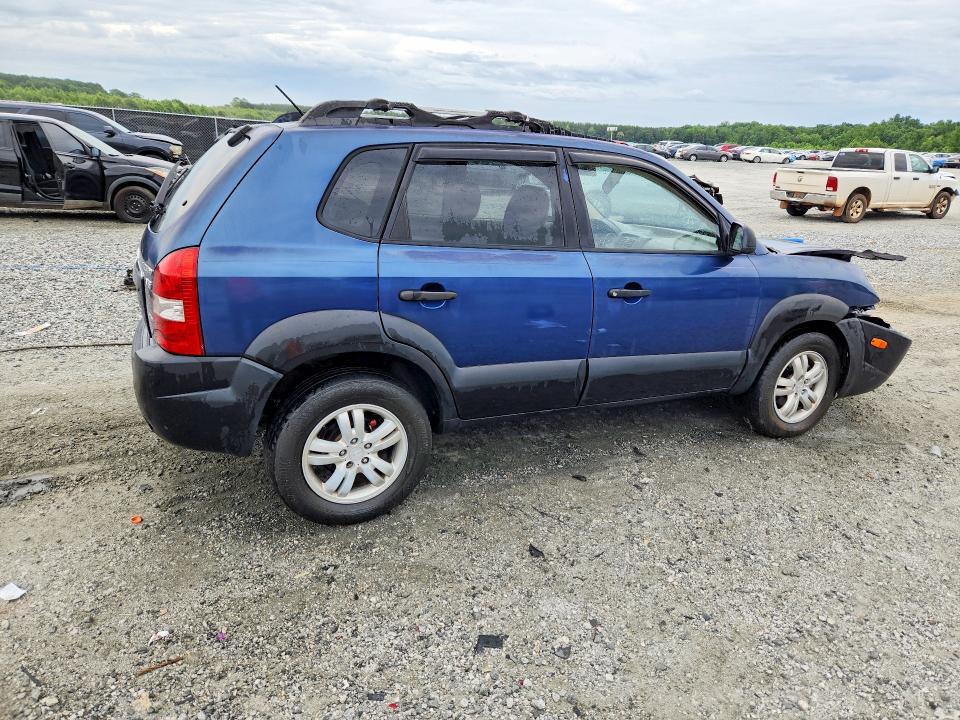 2006 Hyundai Tucson VIN KM8JN12D36U390777 COPART salvage auction — FRONT END, Sc - Cert Of Title-Salvage, sold $350 on 2026-07-27 (photo 3)