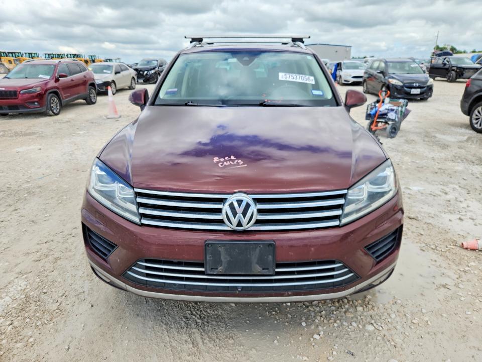 2017 Volkswagen VIN WVGGF7BP7HD002716 COPART salvage auction — REAR END, Tx - Salvage Vehicle Title, sold $1,650 on 2026-07-16 (photo 5)