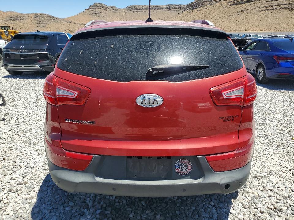 2012 Kia Sportage VIN KNDPB3A27C7306943 COPART salvage auction — SIDE, Nv - Salvage Title, sold $925 on 2026-07-06 (photo 6)