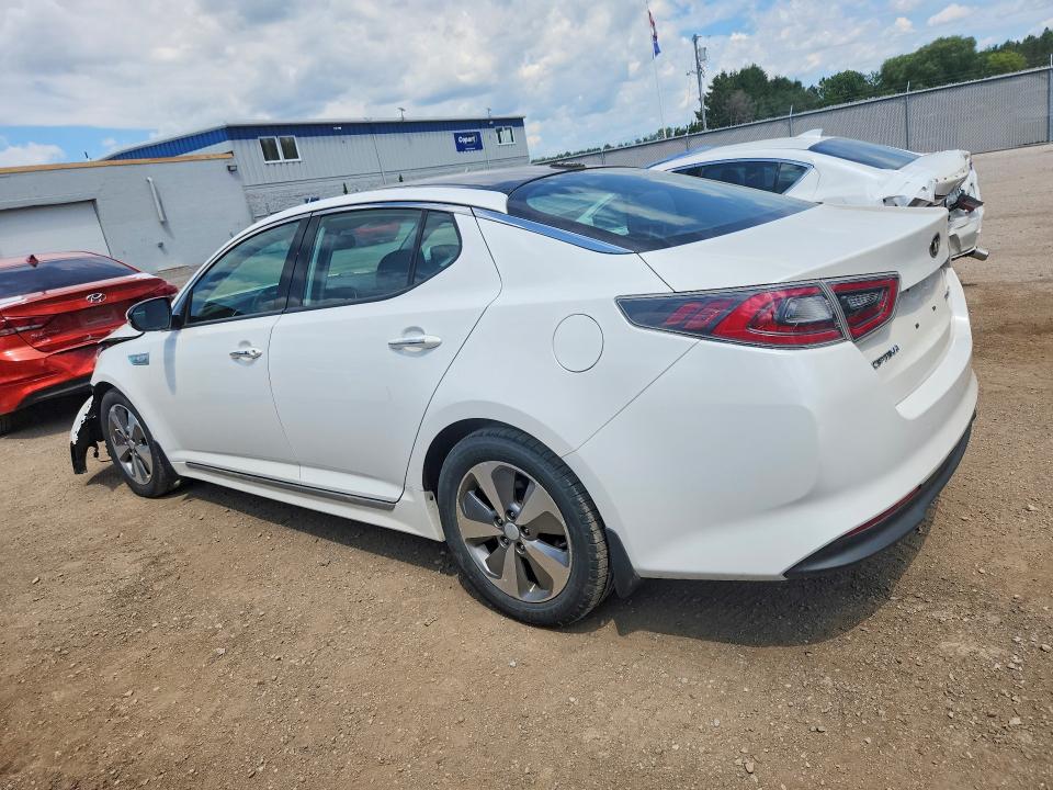2014 Kia Optima hybrid VIN KNAGN4AD3E5077123 COPART salvage auction — FRONT END, On - Permit Salvage, sold $1,550 on 2026-07-07 (photo 2)