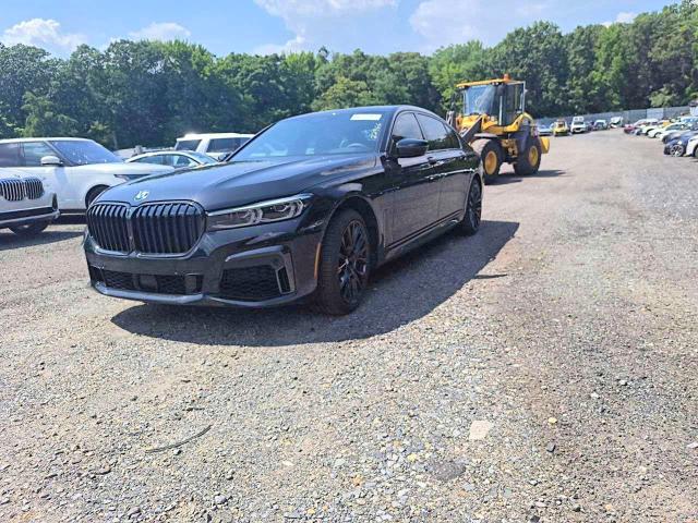 2022 BMW 7er VIN WBA7U2C07NCG99224 COPART salvage auction — HAIL, Nj - Cert Of Title-Salvage (P), sold $16,100 on 2026-07-17 (photo 1)