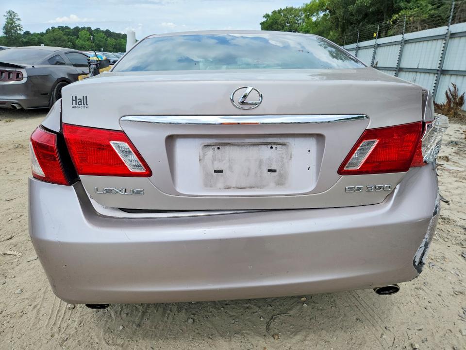 2008 Lexus Es 350 VIN JTHBJ46G782194784 COPART salvage auction — FRONT END, VA - CERT OF TITLE - SALVAGE, sold $275 on 2026-07-14 (photo 6)