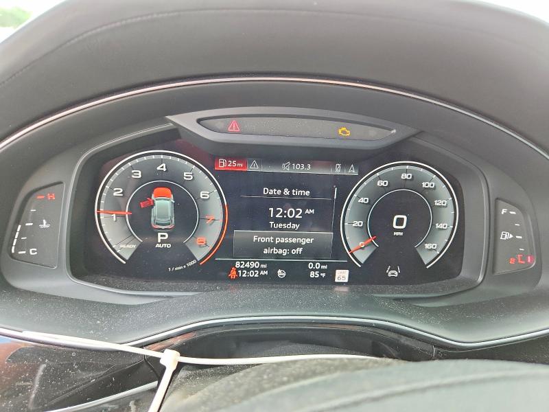 2019 Audi Q8 VIN WA1FVBF12KD042523 COPART salvage auction — NORMAL WEAR, Ga - Certificate Of Title, sold $15,400 on 2026-08-20 (photo 9)