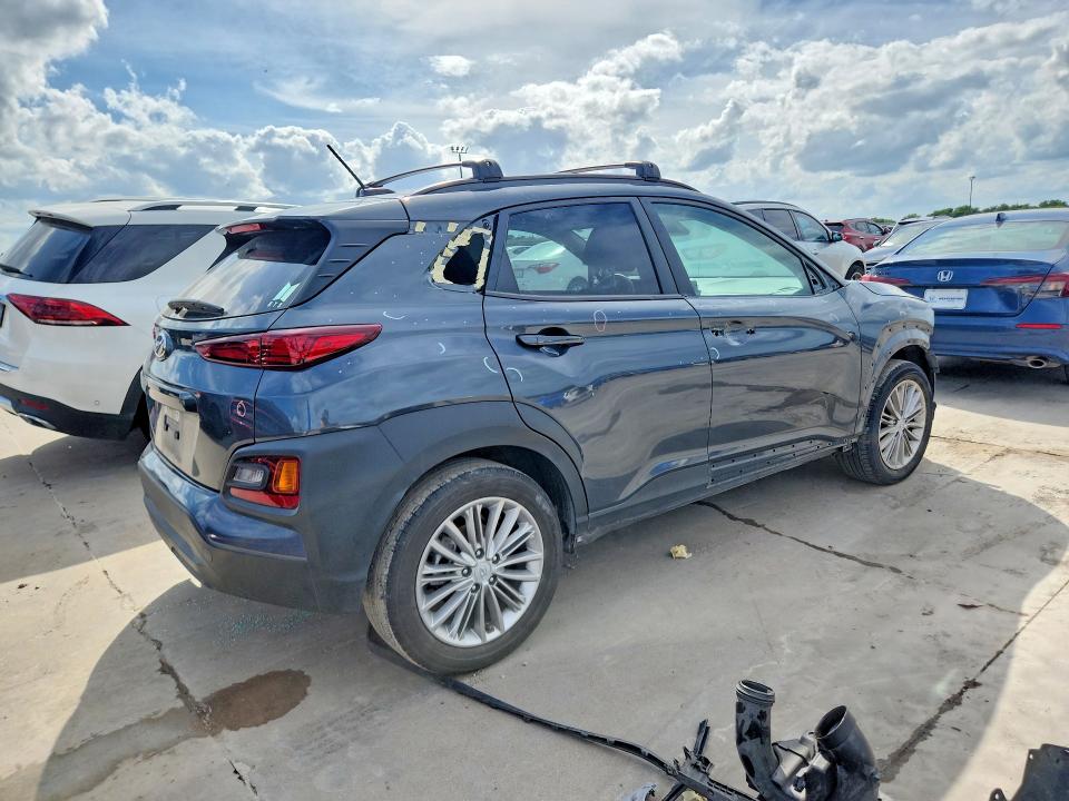 2021 Hyundai VIN KM8K22AA8MU707198 COPART salvage auction — HAIL, Tx - Salvage Vehicle Title, sold $3,000 on 2026-07-13 (photo 3)